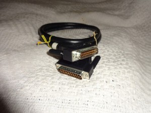 adaptec 496758-00 male to male 25 pin cable 3ft.