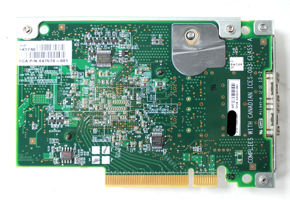 HP 649869-001 530FLR-SFP+ 2-Port 10Gbps Daughter Card NIC 647581-B21 - Image 4 of 4