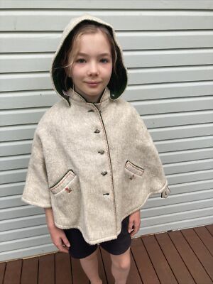 Vintage Austrian Wool Loden Cape | eBay
