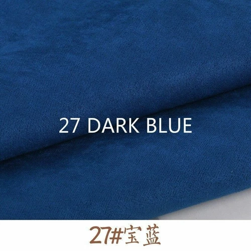 Tessuto ecopelle scamosciato fai da te materiale scamosciato tappezzeria cuscino sedia semplice dressmake - Foto 32 di 42