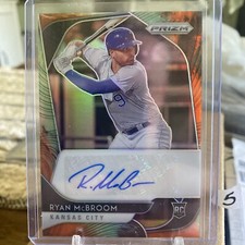 2020 Prizm Ryan McBroom Cosmic Haze Auto Rookie #/50 Kansas City Royals
