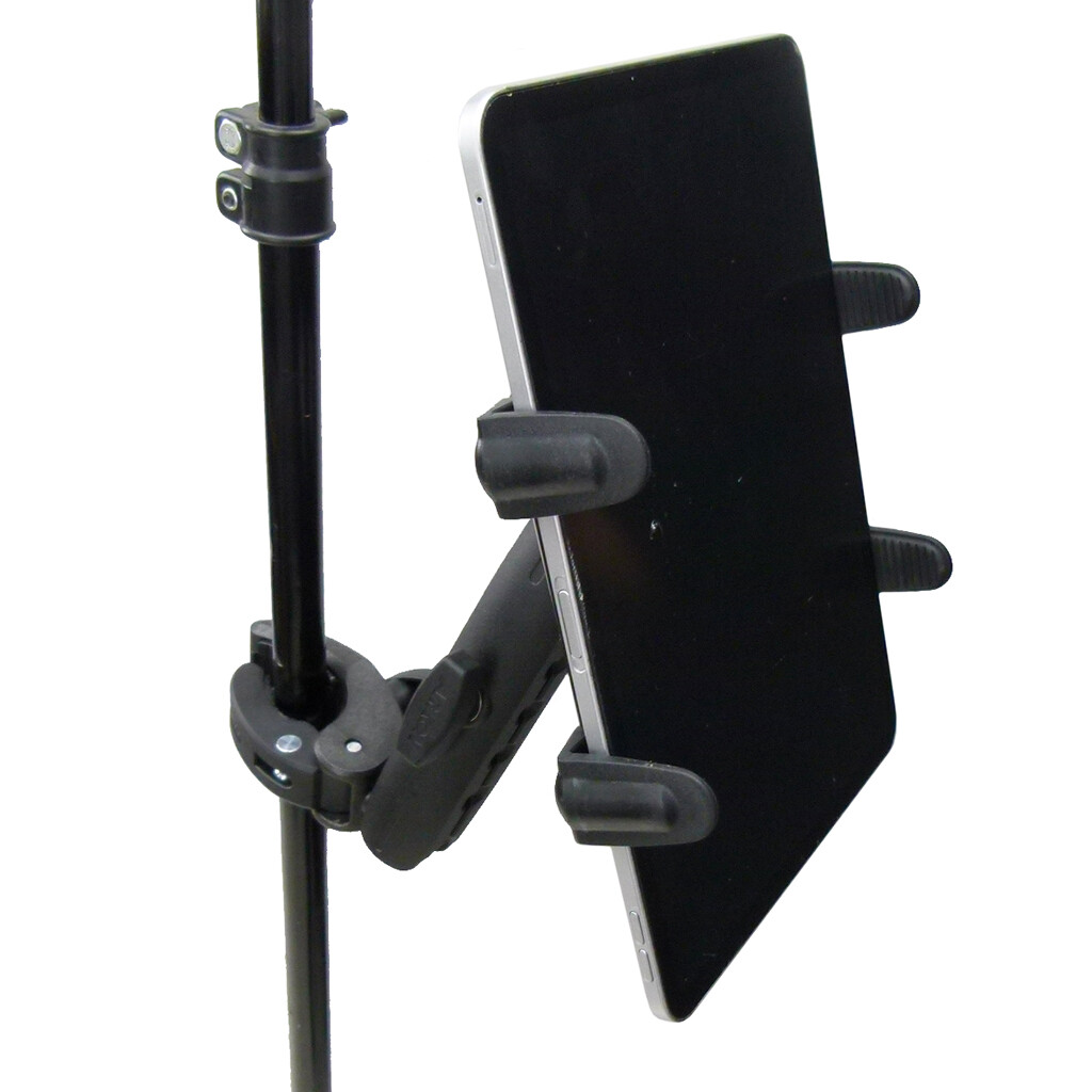 Extended Adjustable Robust Clamp Music Mount Holder for iPad PRO