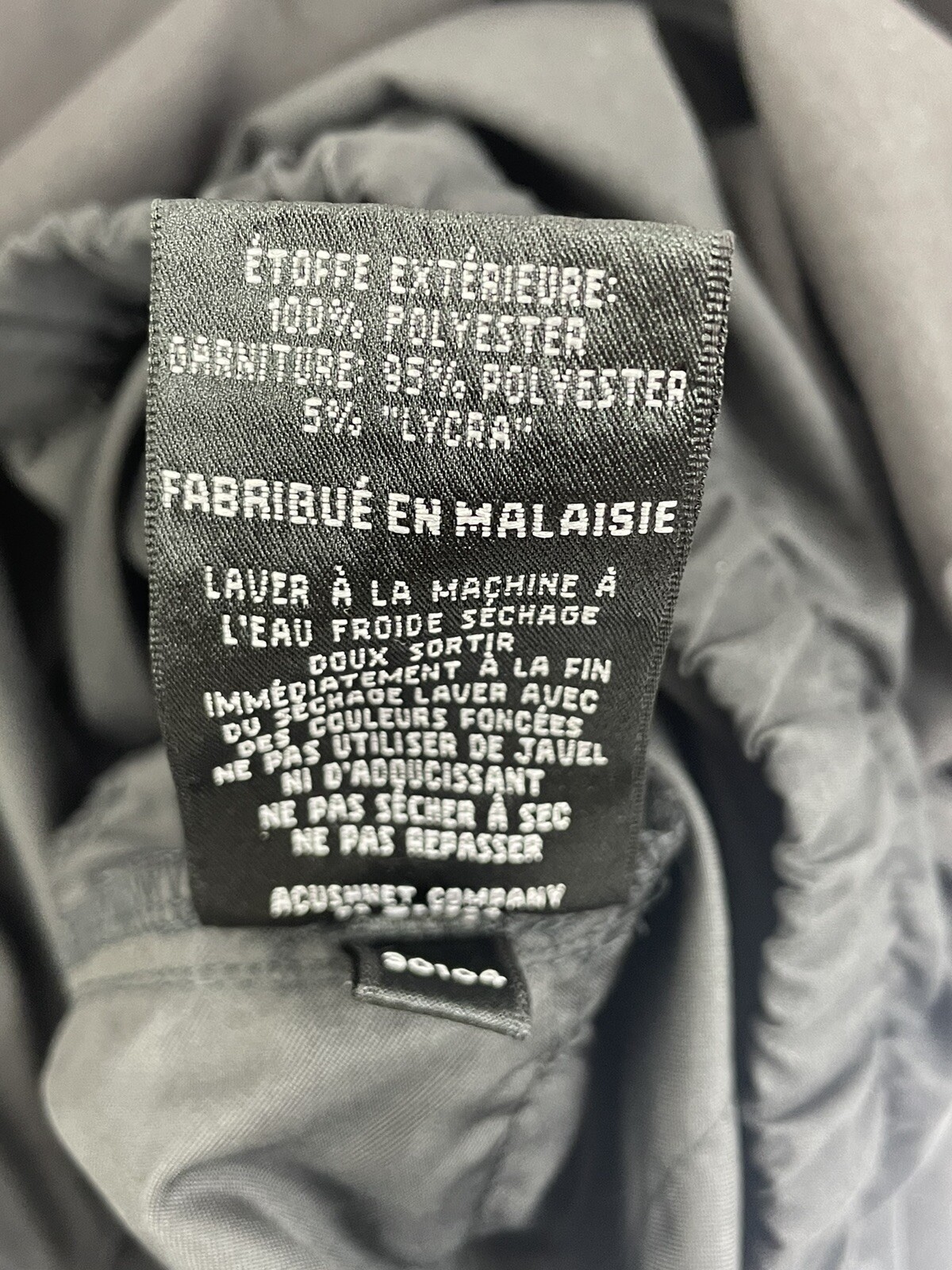 Footjoy Windshirt Shirt Mens Large Black V-Neck Pullover Golf 3/4 Sleeve