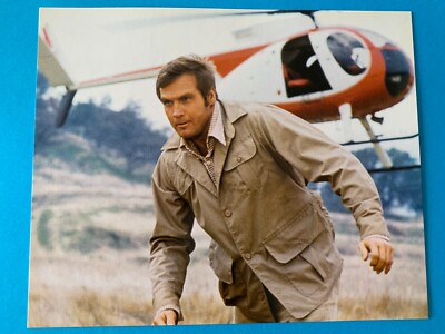LEE MAJORS: THE SIX MILLION DOLLAR MAN RARE TV SHOW CARD COLLECTOR VINTAGE 90er
