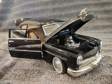 1949 Mercury Metal Car 2 Door Motor Max 124 Black White Wall Tires Replica 1949 Mercury Metal Car 2 Door Motor Max 124 Black White Wall Tires Replica