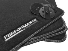 Logo Performance Fußmatten für BMW 5er GT F07 Gran Turismo Bj.2008-2017 Velours 