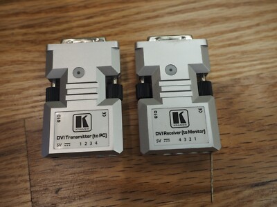 Kramer 610R 601T Dual-Link DVI  Optical Fiber Extender