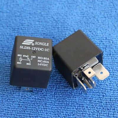 2pcs ORIGINAL SLDH-12VDC-1C NO:80A NC:60A 14VDC SONGLE Relay