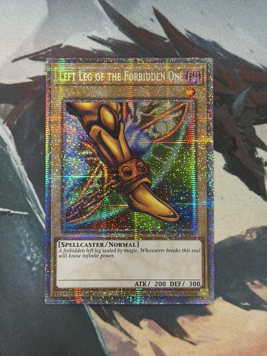 Yugioh Left Leg of The Forbidden One Starlight Rare BLCR