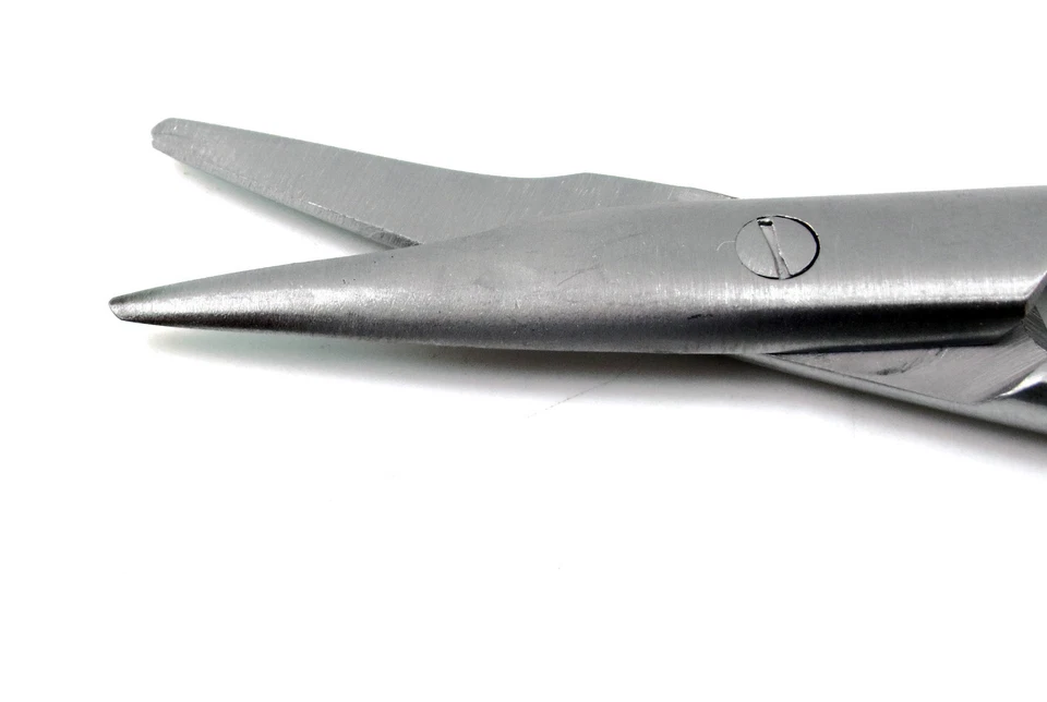 3× Heath Scissors S-Curved 6.25" Working End 1.25" Surgical Instruments - Image 3 of 4