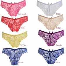 Women's Underwear Hipsters Lace Panties for Women,Mid-Low Waisted Stretch Briefs