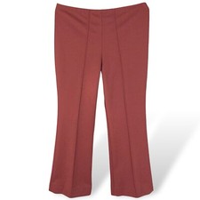 Vintage Bell Bottom Wide Leg Pants Hippie 1970s Burgundy Alden  s