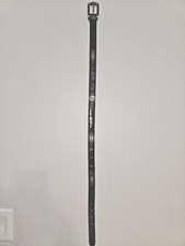 Brighton Museum Collection Black Leather Belt Greco-Roman Coin Gold Sz Med 28-32