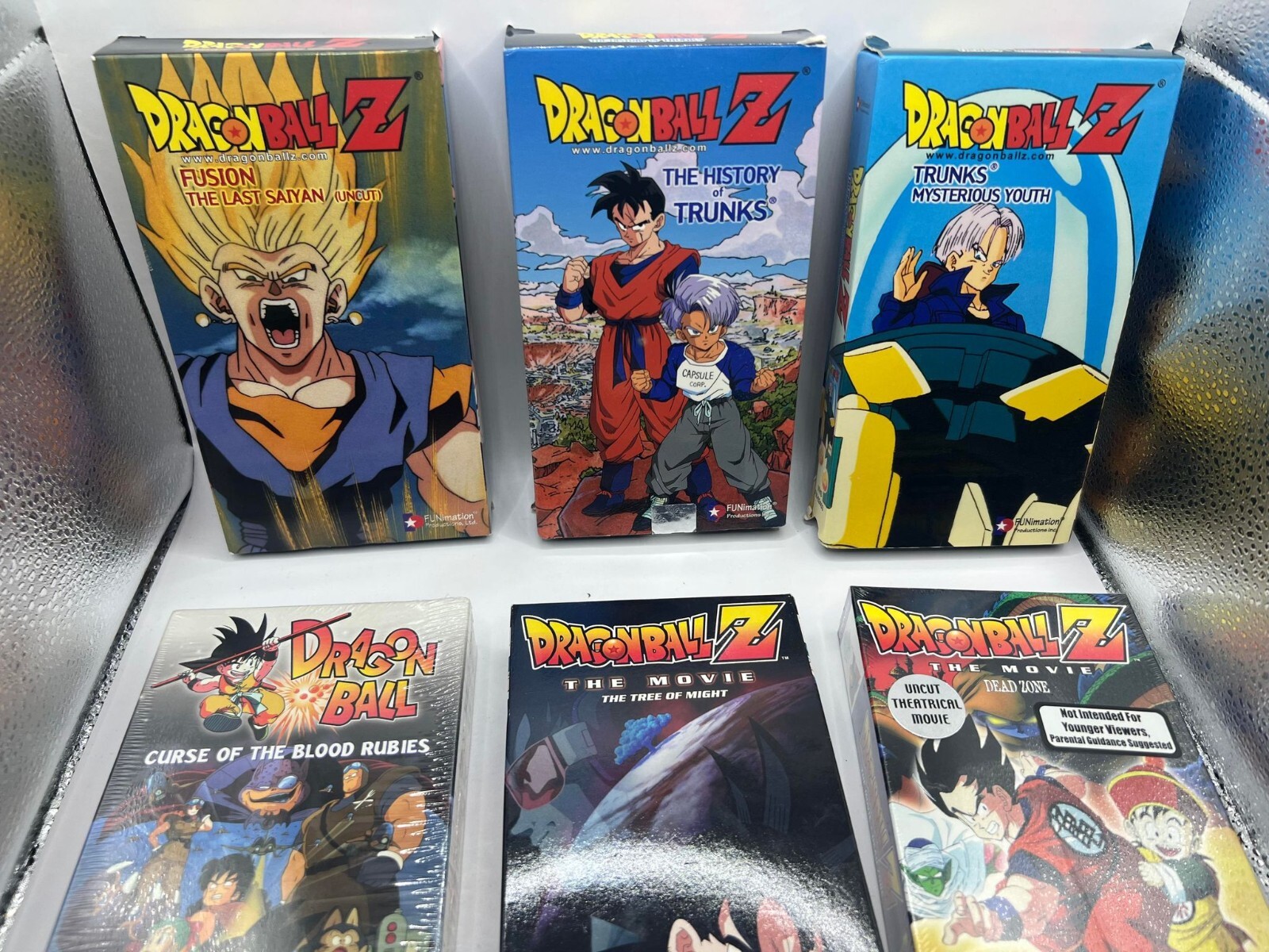 Lot of 6 Retro Vintage Dragon Ball Z VHS Tapes Movies eBay