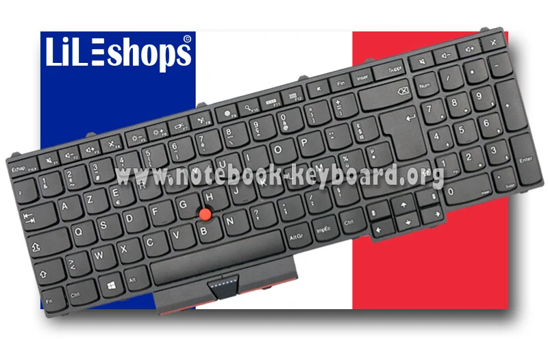 Clavier Français Original Pour Lenovo ThinkPad P50 P70 P51 P71 Série - Photo 1/1