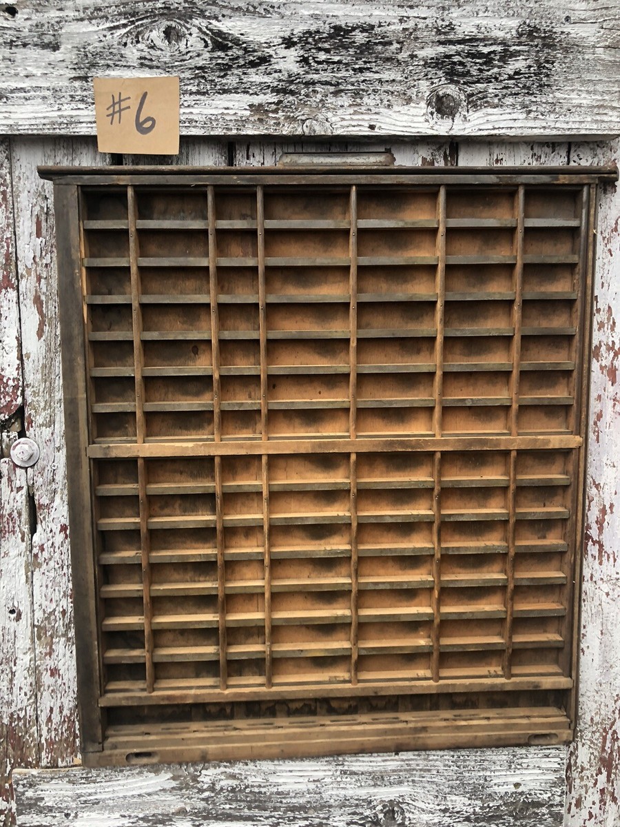 RARE Hamilton Wooden Printers Drawer Letterpress Typeset Tray