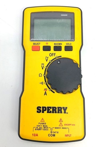Gardner Bender Sperry Instruments DM6800 Digital Multimeter (GO1061583) - 第 3/7 張圖片