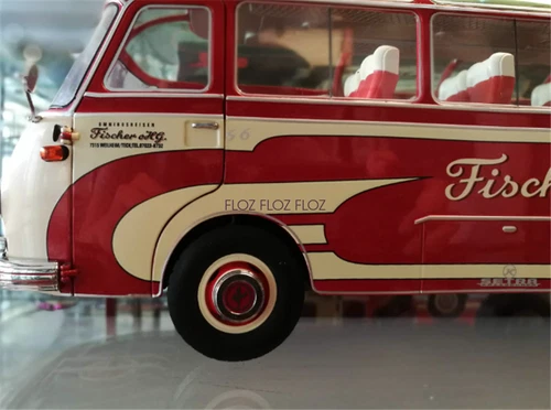 for Schuco for Mercedes for Benz for Setra S6 for Fischer 1956 red 1:18 Model - Picture 5 of 13