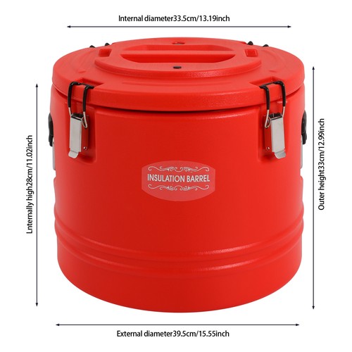 Red 30L insulated bucket Insulated Beverage Cooler Insulated Beverage Containers - Picture 4 of 17