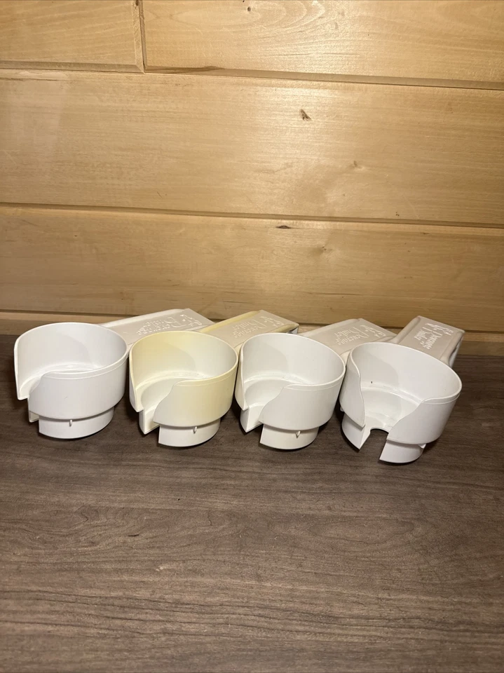 Soporte a presión para bebidas/café/vino mayordomo de bebidas para sillas de patio de plástico paquete de 4 Foto 2 de 4