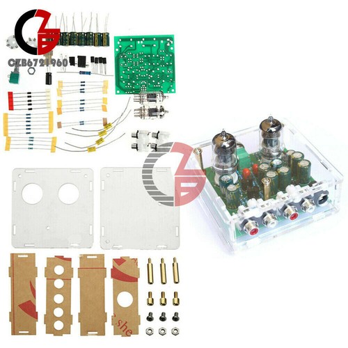 6J1 AC12V Valve Pre-amp Tube PreAmplifier Board Headphone Amplifier Acrylic Case - Picture 28 of 54