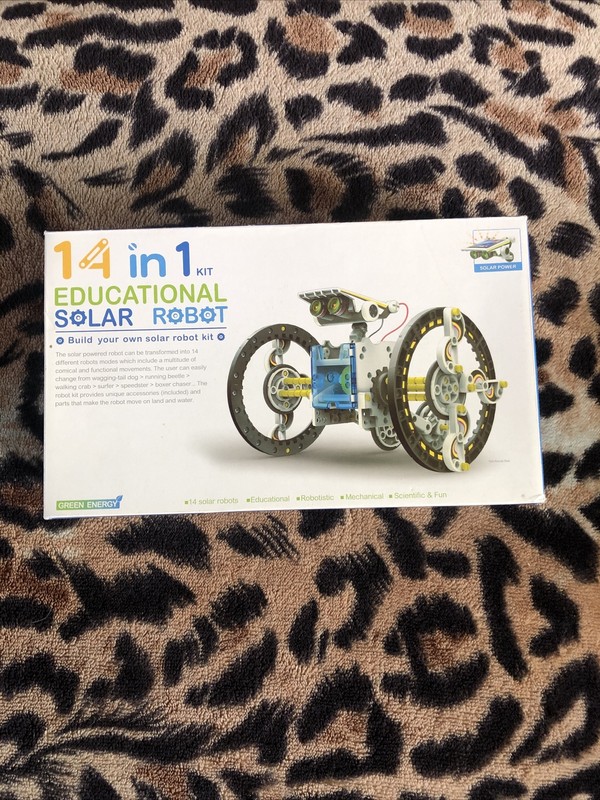 Genuine 14 in 1 educational solar robot kit - unopened