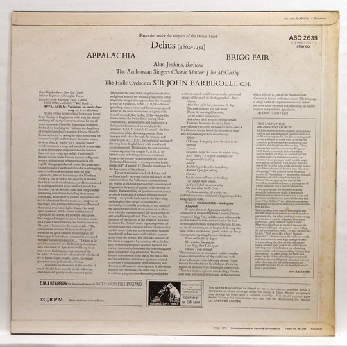 ASD 2635 SIR JOHN BARBIROLLI - DELIUS appalachia, brigg fair EMI LP EX++ - Foto 2 di 2