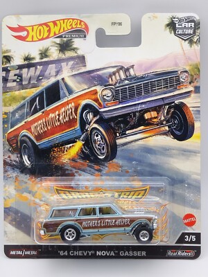 Hot Wheels 2022 - Car Culture - Dragstrip Demons - '64 Chevy Nova Gasser