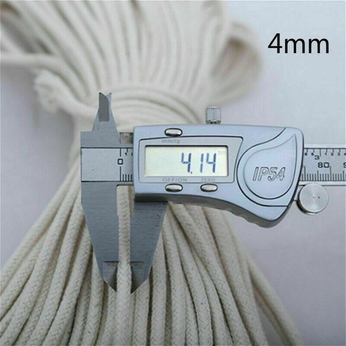 Cotton Rope Sash Cord Twine Washing Clothes 100% Natural Cotton - 8mm - Picture 3 of 10