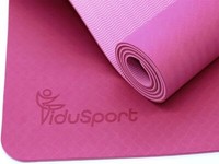 Fidusport® Tpe Yogamatte Rutschfest Fitnessmatte Gymnastik Pilates Matte Rosa