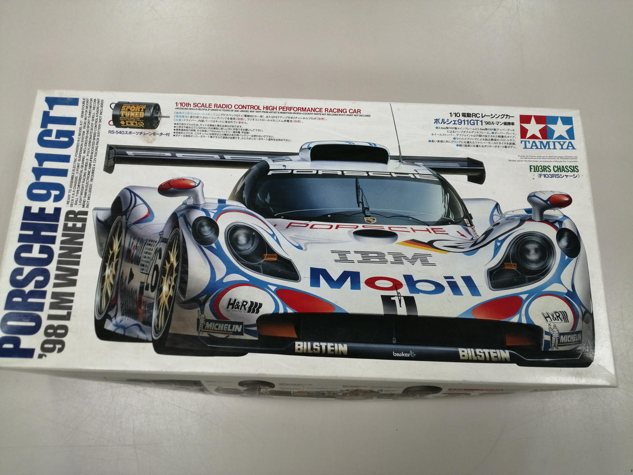 Tamiya Porsche 911Gt1 1/10T Electric Rc Racing Car GWo01