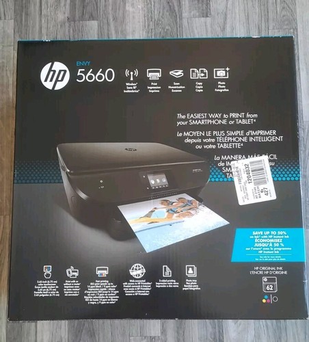 NEW HP Envy 5660 All-In-One Wireless Printer Sealed NIB AIO - Picture 1 of 10