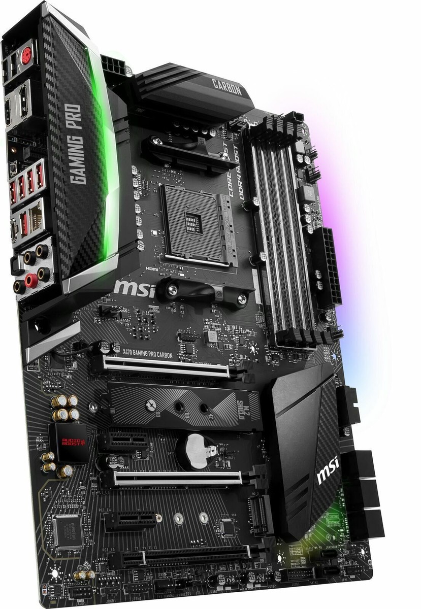 Msi X470 Gaming Pro Carbon Motherboard MSI X470 GAMING PRO CARBON