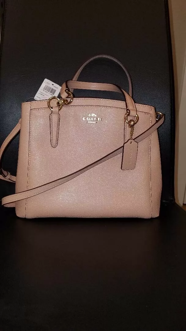 New Coach F13683 Leather Minetta Handbag Crossbody Shoulder Bag