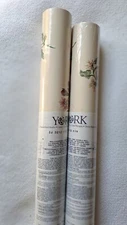 2 York Wallcoverings Wallpaper Double Roll Floral Prepasted SJ3210 Rose Cottage