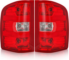 Taillight Left Right Set for 2007-2013 Chevy Silverado 1500 2500HD 3500HD Truck