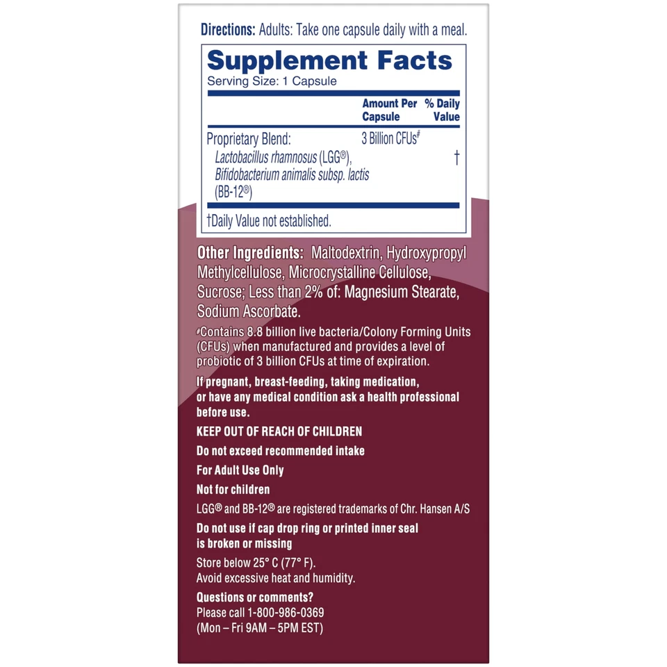 Phillips' Colon Health Daily Probiotic Capsules 4-in-1 Symptom Defense to Hel... - Image 2 of 4