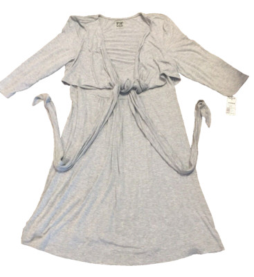 NWT! Pip & Vine Maternity Gray Dress - Size Large