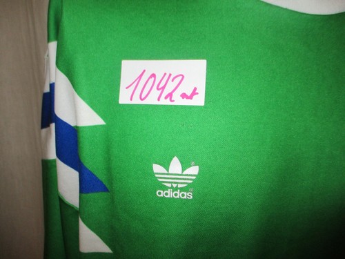 Nordirland "IFA" Nr.1042 Original Adidas Langarm Trikot 1988-1990 Gr.XL TOP - 第 4/6 張圖片