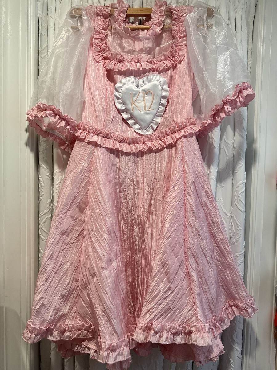 melanie martinez pink dress Melanie Martinez Ruffled Pink Short Birthday Dress