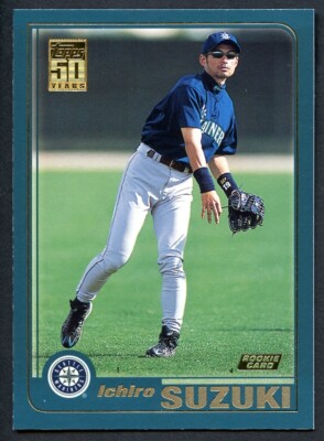 2001 Topps  2001 Ichiro Suzuki Seattle Mariners 50 years #726 RC
