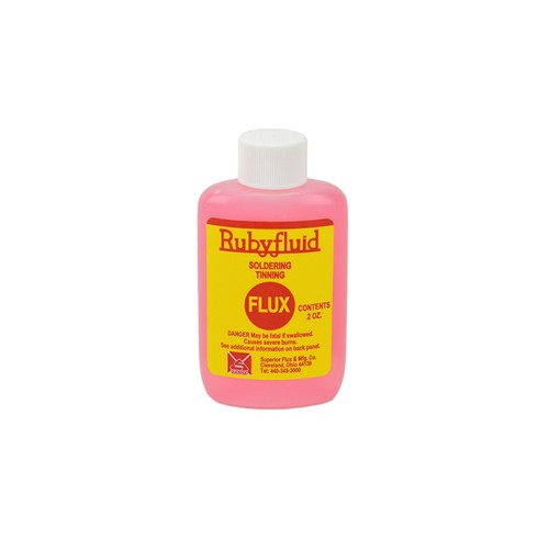 Superior Flux RubyFluid Liquid Soldering Flux 2 oz Bottle - 第 1/1 張圖片