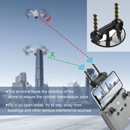 Antenna Booster Signal Range Extender Amplifier for DJI Mavic AIR 2S/2/ MINI 2 - Picture 9 of 11