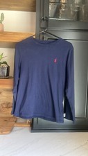 Boys Polo Ralph Lauren Size L 14-16 Gray Long Sleeve T-shirt