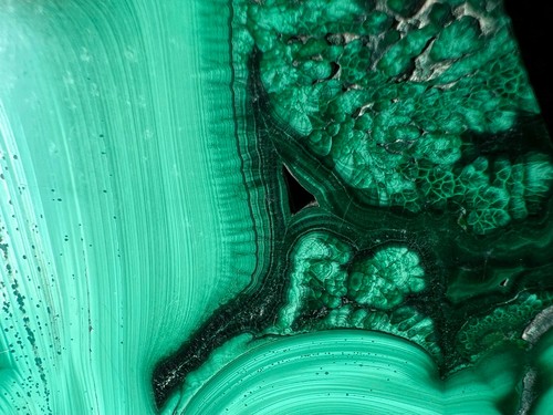 MALACHITE Crystal Slab, Green Malachite Stone, Jewelry Making, Home Decor, 50473 - Picture 3 of 8