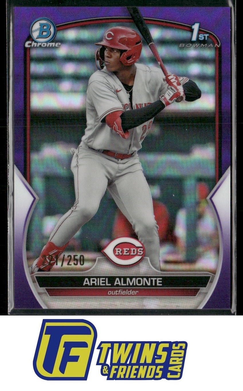 2023 Bowman #BCP-78 Ariel Almonte Chrome Prospects Purple Refractors #/250