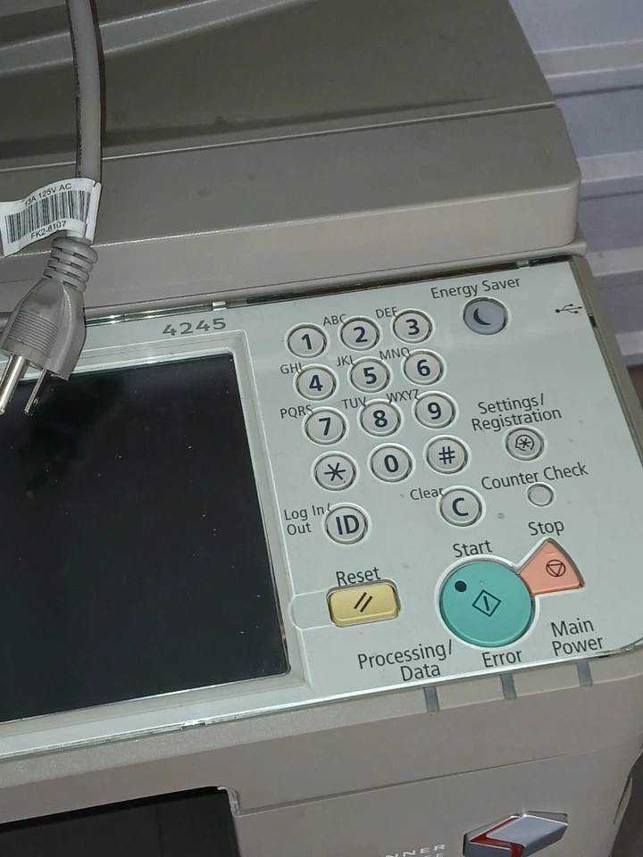 Canon ImageRunner Advance 4245 Mono Printer Scanner Copier 45PPM Laser A3 MFP - Image 3 of 4