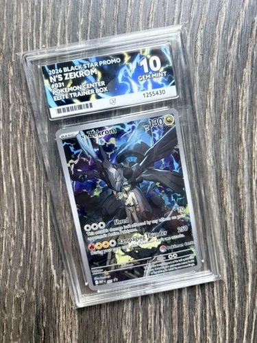 Low Pop! 2026 Black Star Promo N's Zekrom MEP031 Pokémon Center ACE 10
