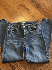 We The Free - Free People Women's Denim Mid Rise Skinny Jeans Sized 28 Good