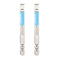 "2X 6Mm Sechskant-Bit FüR Schraubendreher 1/4\" 3\" S2 Stahl"
